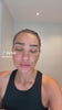 Woman using Glowhaus Sculpt Bar cucumber  – ice facial tool